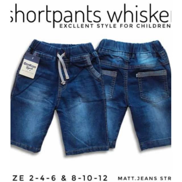 Celana Jeans Anak Pendek 2 - 8 Tahun