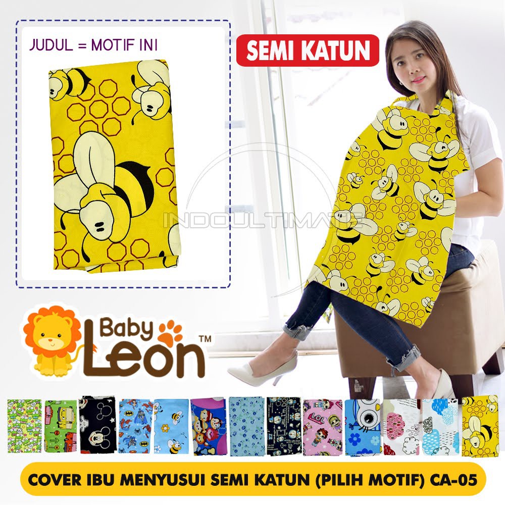 Cover Asi Celemek Menyusui Apron Ibu Menyusui Bayi Baju Pelindung Penutup Menyusui CA-05