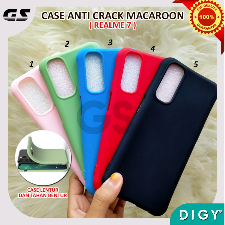 REALME 5 5i C3 7 C11 C12 C15 C25 NARZO 30A NARZO 20 TPU Case Casing Anticrack Macaron Warna