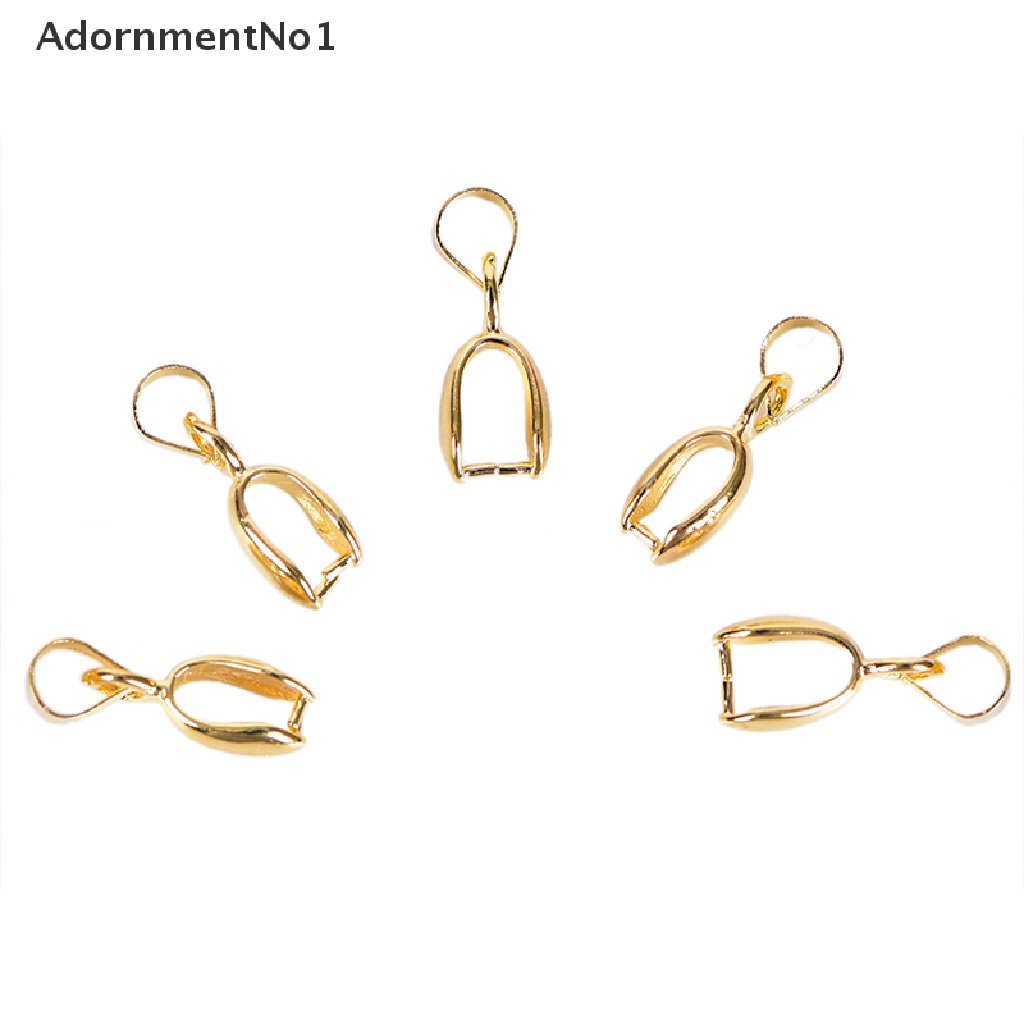 (AdornmentNo1) 12pcs / lot Klip Konektor Liontin Perhiasan