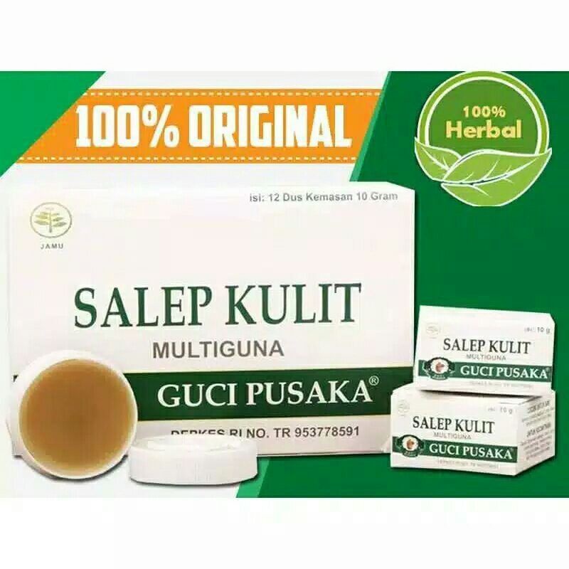 [LGS] SALEP KULIT MULTIGUNA GUCI PUSAKA / SALEP BEKAS LUKA / SALEP PANU / SALEP KUTU AIR / SALEP GATAL GATAL