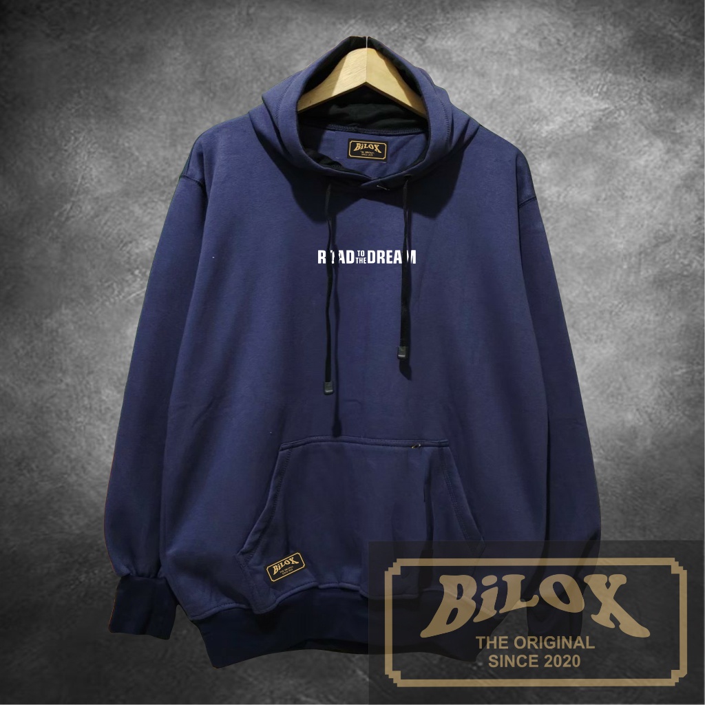 sweater hoodie pria bahan katun switer hudie terbaru list cream army navy brand distro bandung