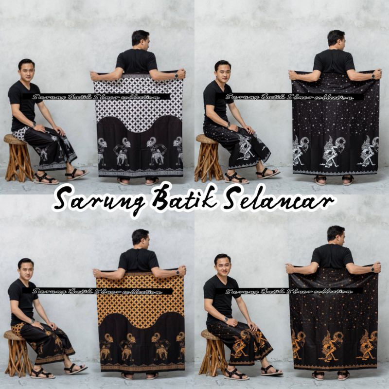 Jual Sarung Batik Pekalongan Motif Wayang Benowo Katun Primisima Sarung