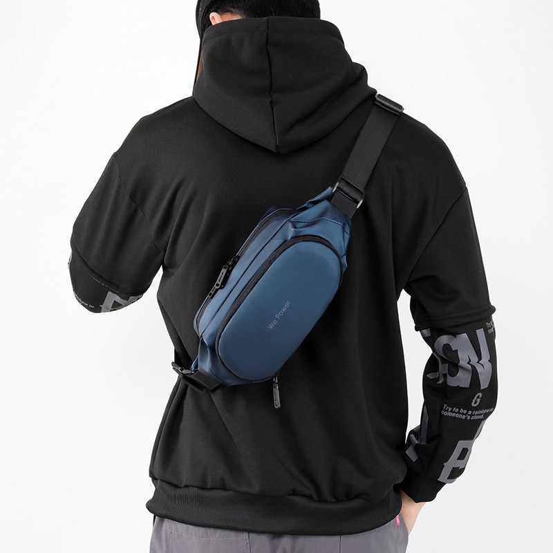Tas Selempang Pria HAOSHUAI 1100-33 Anti air Bahan Dolby lotto Coated