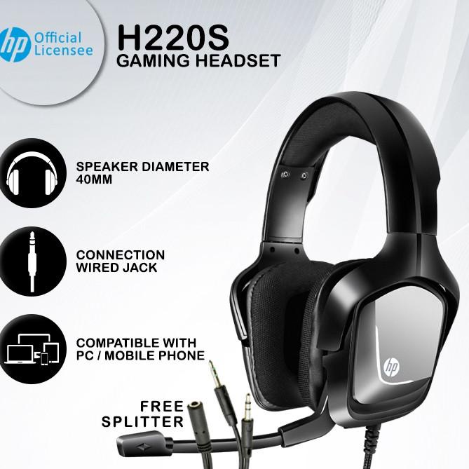 Headset Gaming HP H220S - Mobile / PC Headset With Single Jack D3J3