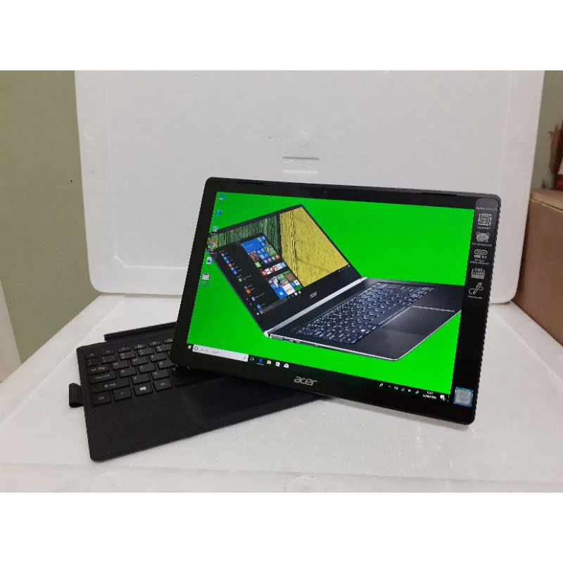 ULTRABOOK ACER SWITCH ALPHA 12 TABLET 2 IN ONE CORE i5 GEN 6/RAM 8 GB/SSD256 GB/RESOLUSI QHD/MULUS