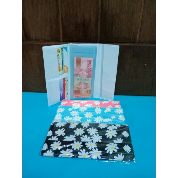 DOMPET DISIPLIN BULANAN-WALET ORGANIZER MOTIF BUNGA