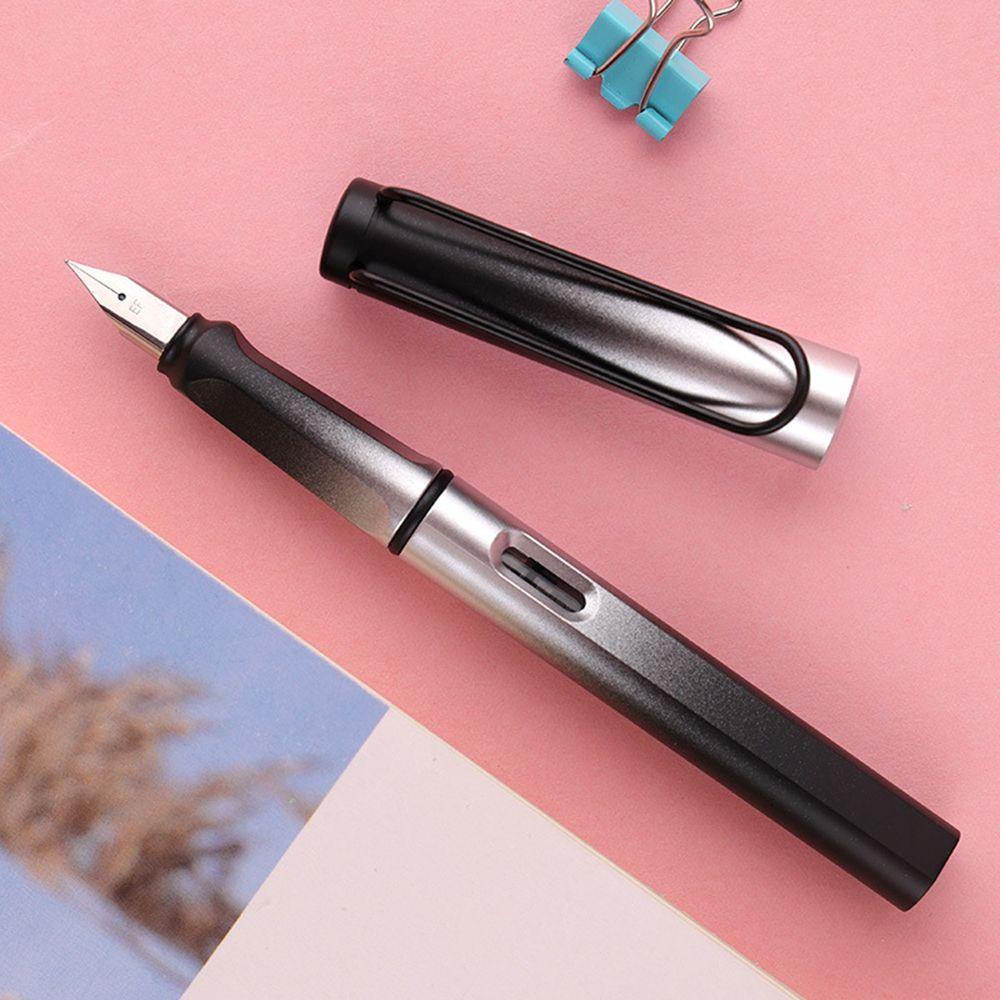 Agustina Fountain Pen Luxury 0.5mm/0.38mm Bisnis Kantor Seni Lukisan Tinta Nibs Replaceable ink Kaligrafi Pen