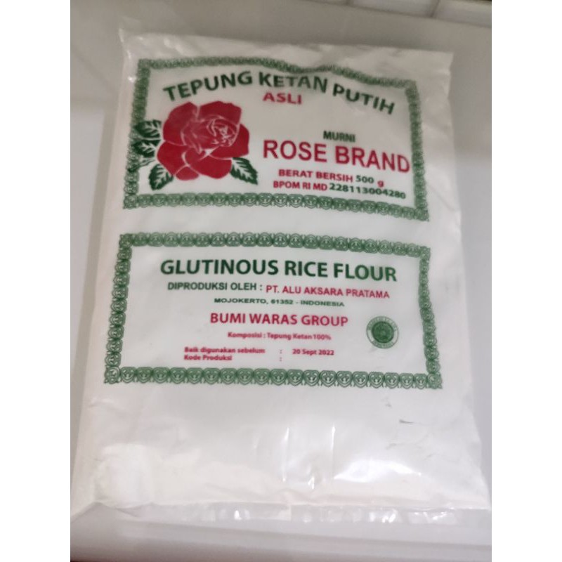 

Rose Brand tepung ketan 500gram