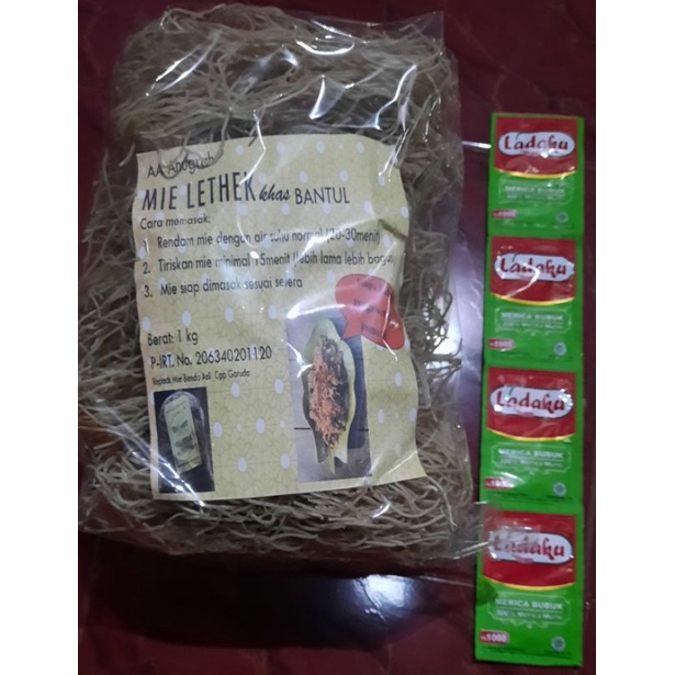 Mie lethek khas bantul 1kg + ladaku