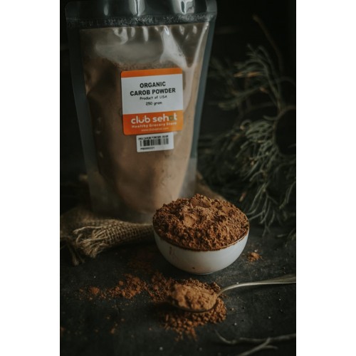 

CLUB SEHAT - CAROB POWDER ORGANIC (Pengganti Bubuk Coklat) 250G