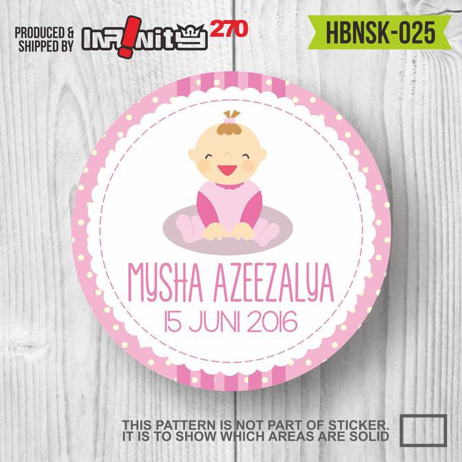 

Sticker Label Souvenirs Hampers Ulang Tahun Aqiqah Man Yue Hbnsk-025 Terlaris