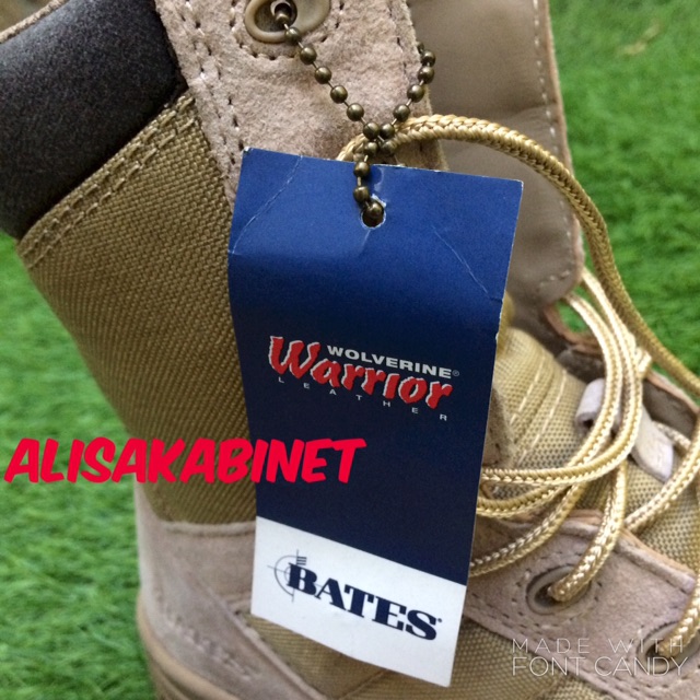 Sepatu Bates Wolverine Warior 41 Tan Tactical