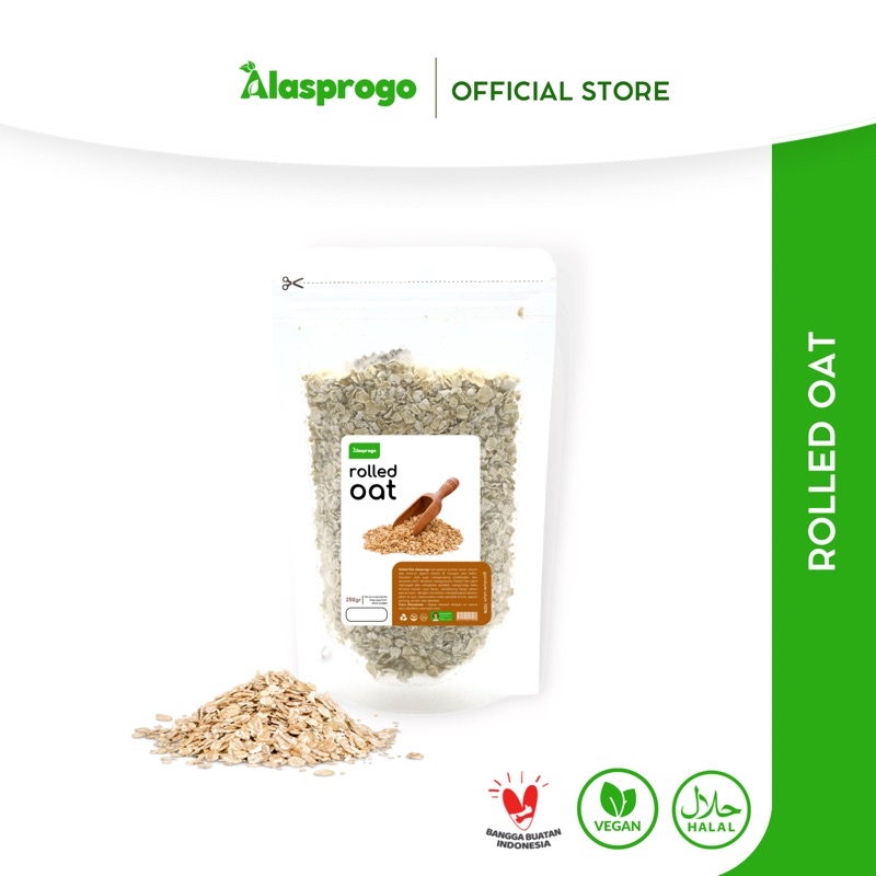 

Alasprogo Rolled Oat / Oat Instan / Gandum Utuh