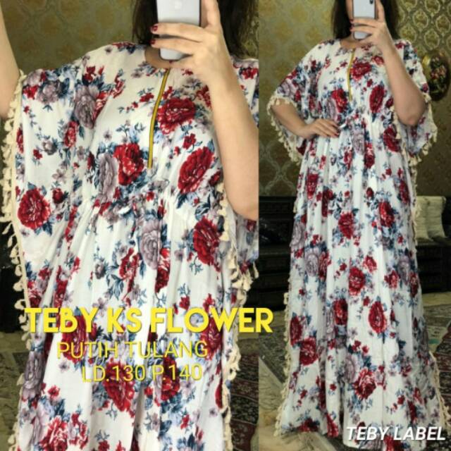 Daster Arab TEBY KS FLOWER