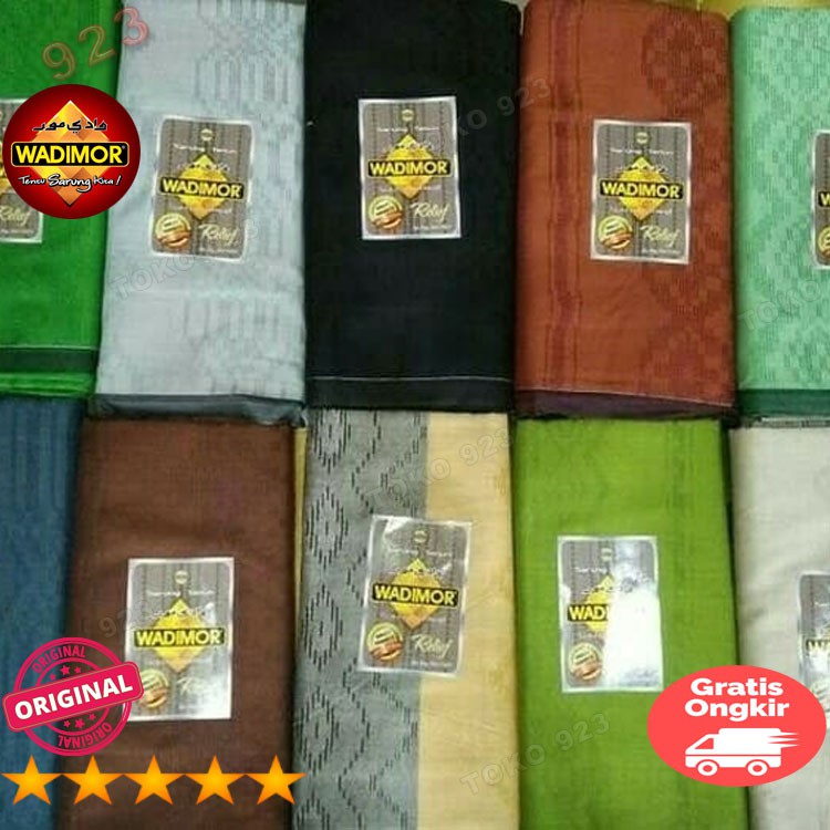 Original S28-10 Kain Sarung Motif Relief Dewasa WADIMOR