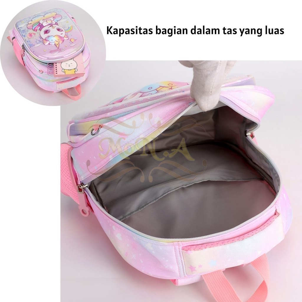 &lt;MTOYS&gt; TAS RANSEL ANAK LUCU UNIK IMPORT DESAIN MANIK - M0193