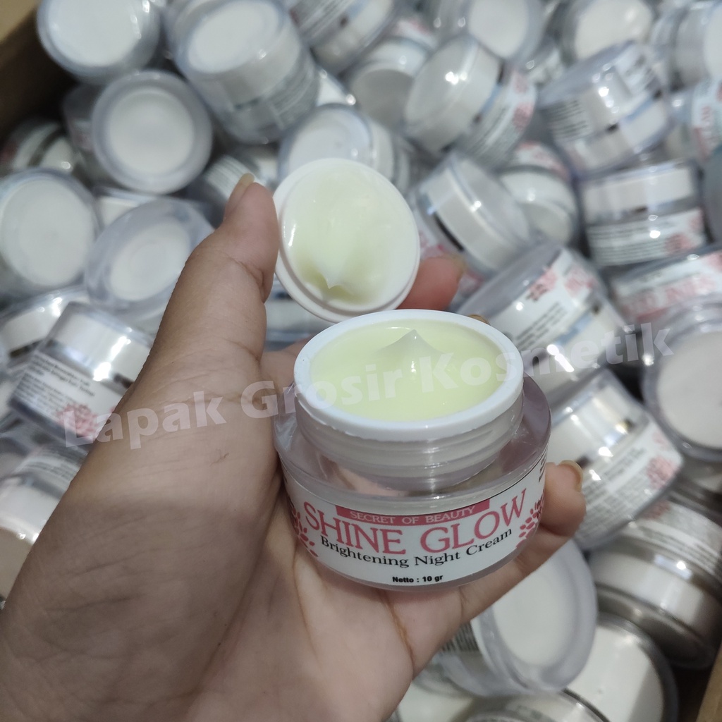 [GROSIR] Krim Malam Shine Glow / Cream Malam Shine Glow Brightening / Shine Glow Brightening Night C