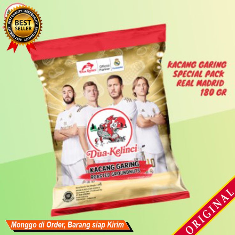 

Kacang Kulit Oven Jajanan Lebaran Snack camilan keluarga DUA KELINCI Kacang Garing 180g