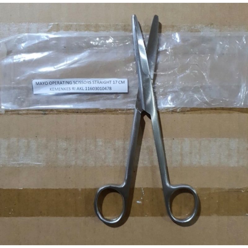 Gunting Mayo 17 cm Lurus / Mayo Scissors 17 cm