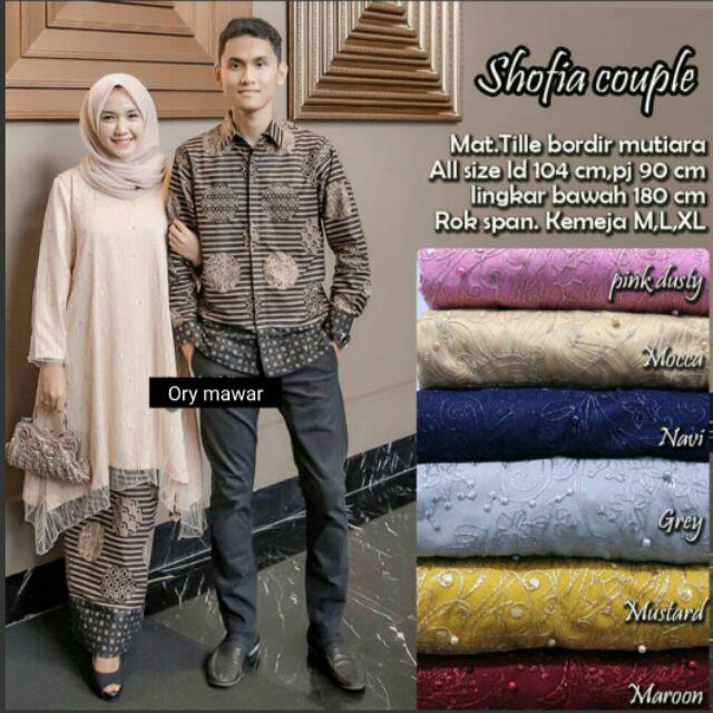 Kebaya batik couple ANESYA JAMILA | KEBAYA MODERN Kebaya wisuda kebaya lamaran tunangan-LATTE