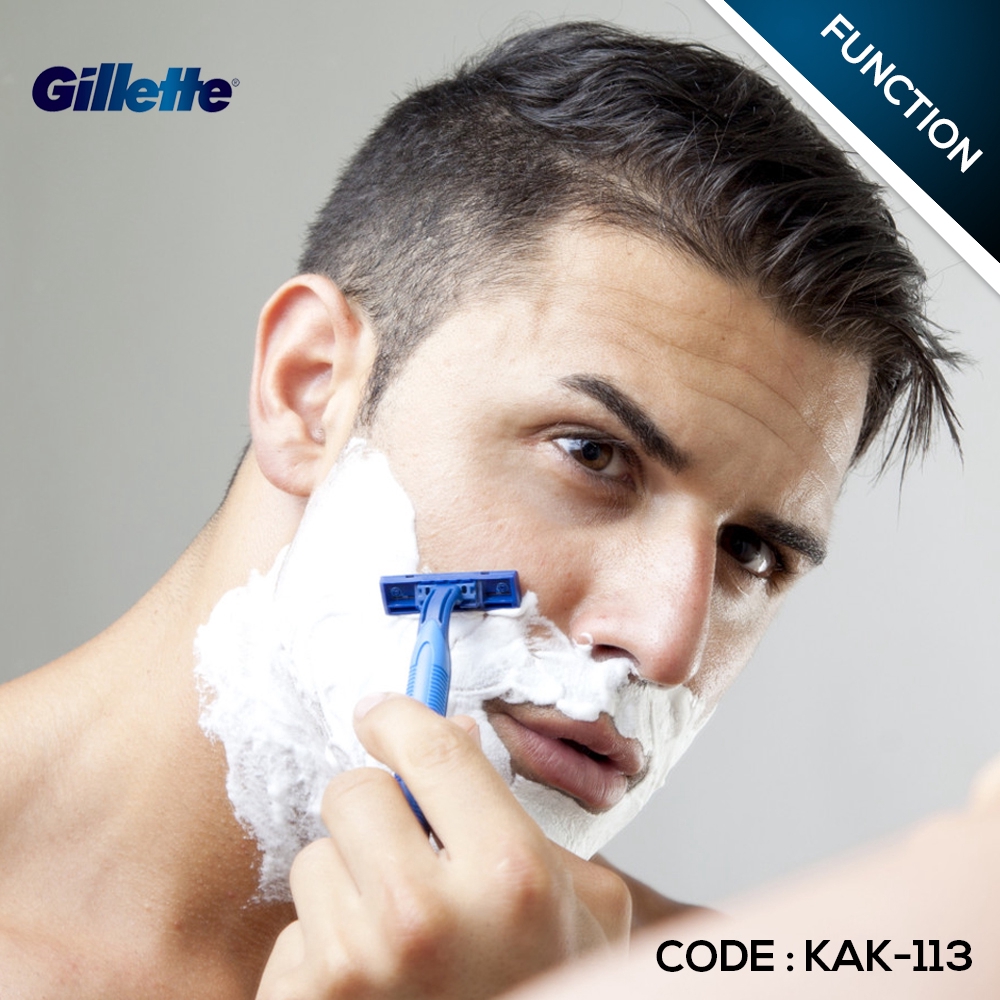 GILLETTE BIRU . Pisau Cukur Blue Disposable