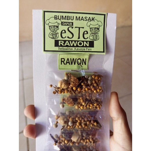 

Bumbu racikan rawon ( Bumbu Rentengan)