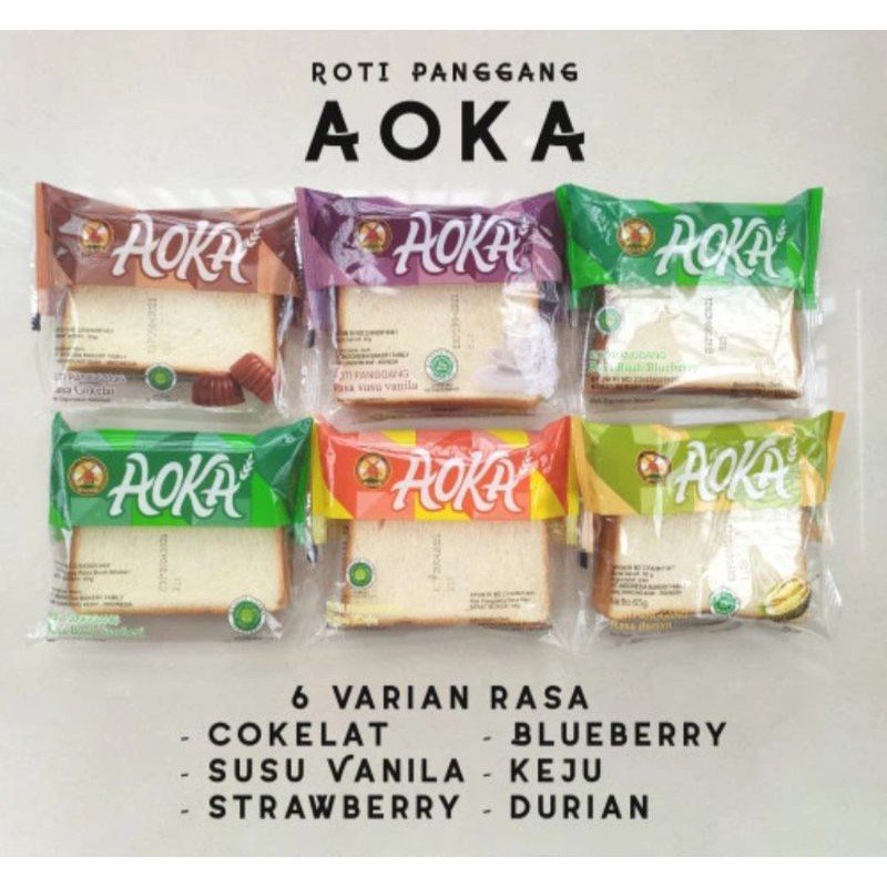 

Roti Aoka Harga per 5 bungkus ya (Rasa random)