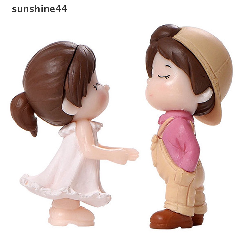 Sunshine Miniatur Pasangan Kekasih DIY Untuk Dekorasi Taman