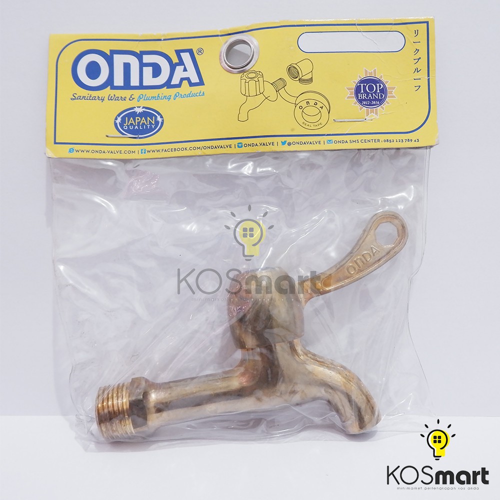 Keran Air Onda / Pipa Keran Air Kamar Mandi / Keran Air Tembok