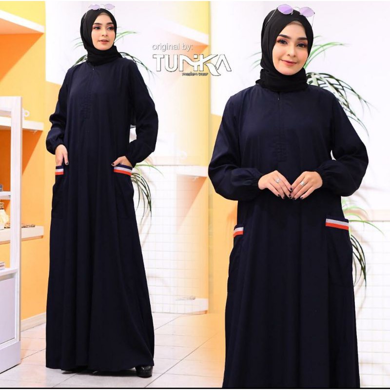 TUNIKA Gamis Polos Stretch