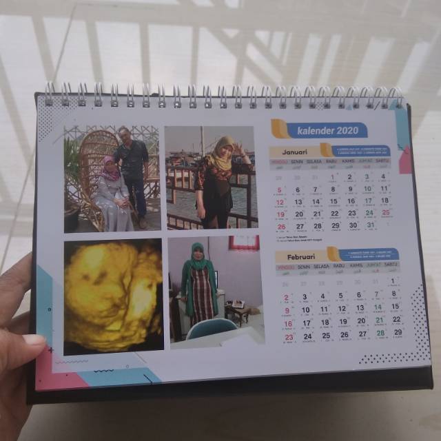 Jual Kalender Meja / Duduk Personal 2 Bulanan | Shopee Indonesia