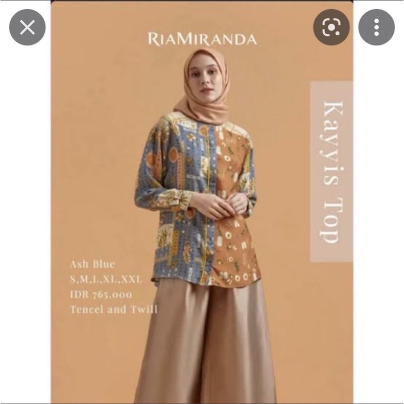 kayyis top, kayyis top ria miranda, blouse ria miranda, ria miranda sale, ria miranda, atasan ria mi