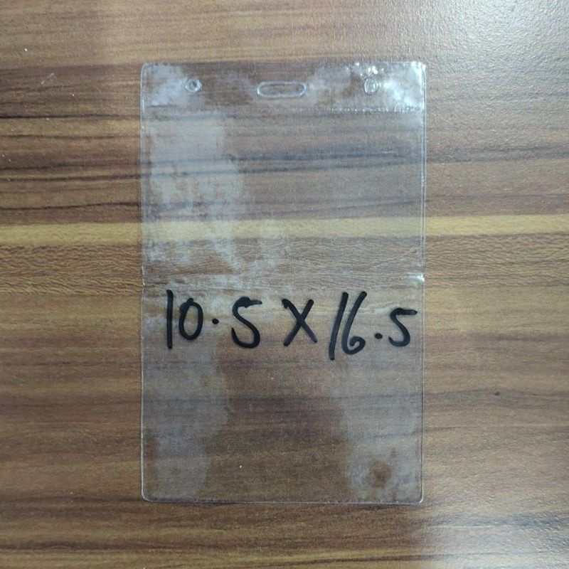 

Plastik panitia plastik name tag plastik id card 10.5x16.5 cm