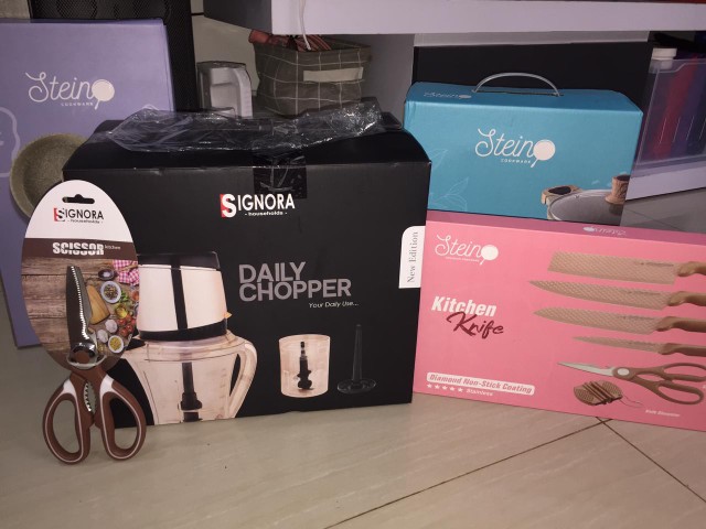 Stein Diamond Knives Set Stein Cookware / Pisau Set Special Price