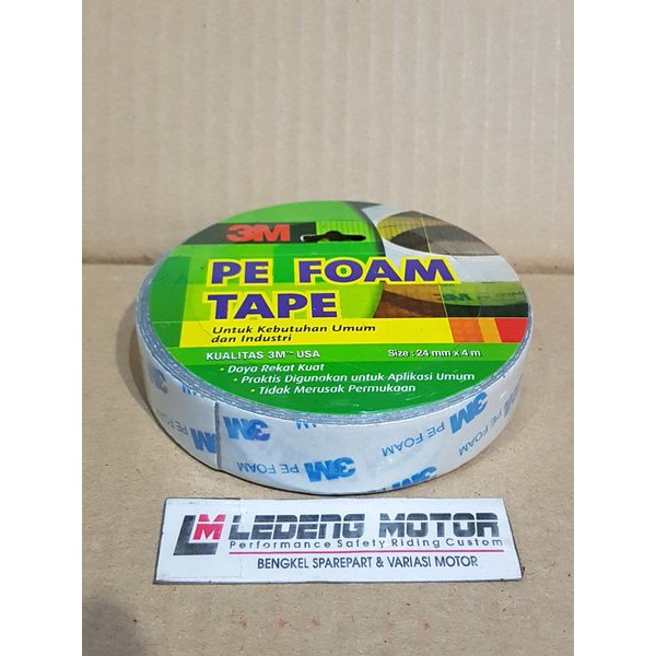 

Promo Spesial 3m PE FOAM Double Tape 24mm x 4m Isolasi Perekat Serba Guna Original Asli Diskon