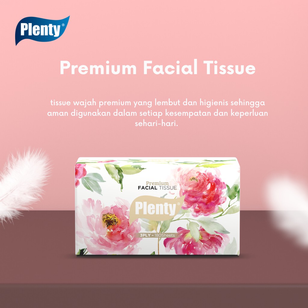 Plenty® Facial Tissue Premium 180sh Jakarta