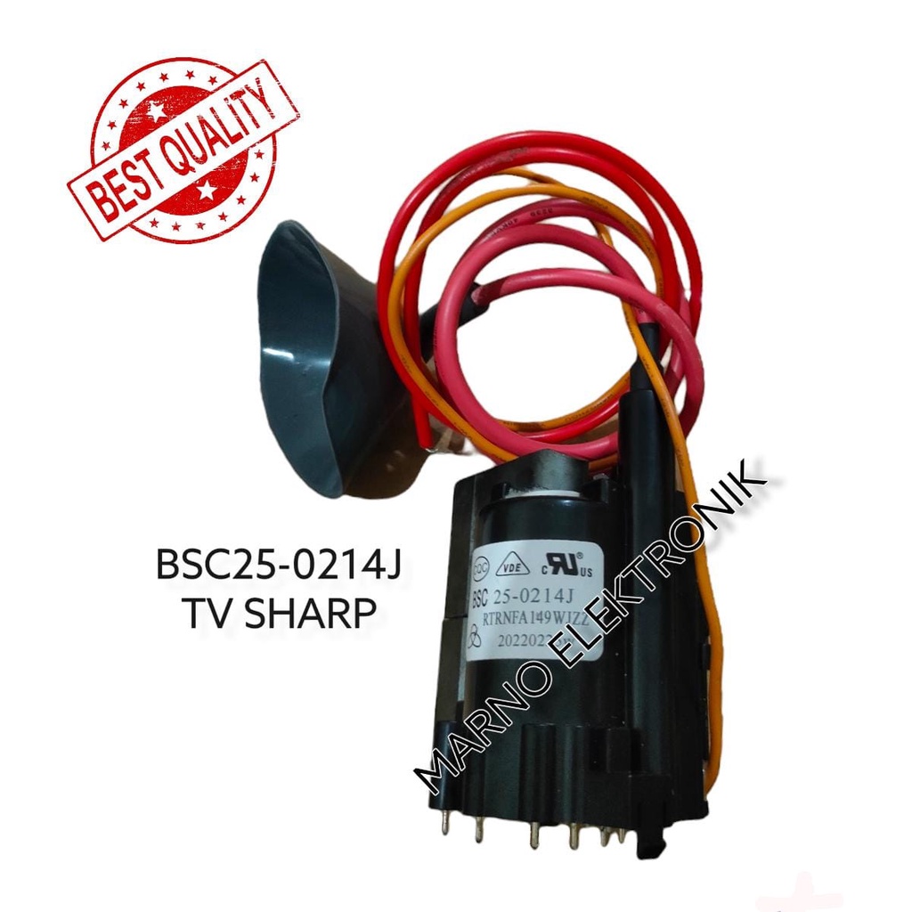 PLAYBACK TV SHARP BSC25-0214J FLYBACK BSC 25-0214J FA149 FBT BSC 25 0241J 0241 ORIGINAL ASLI