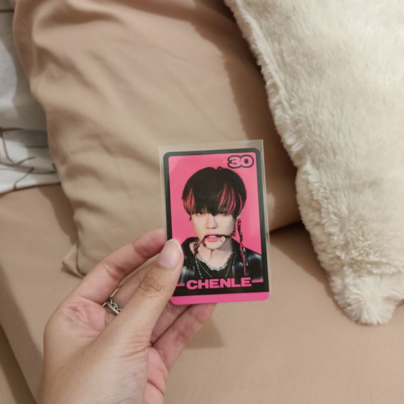 PHOTOCARD PC OFFICIAL CHENLE GLITCH MODE TRADING CARD VER B NCT DREAM