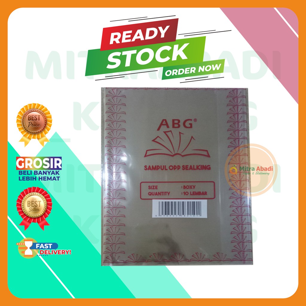 

SAMPUL BUKU OPP+PEREKAT (SEALKING) ABG BOXY UKURAN B5