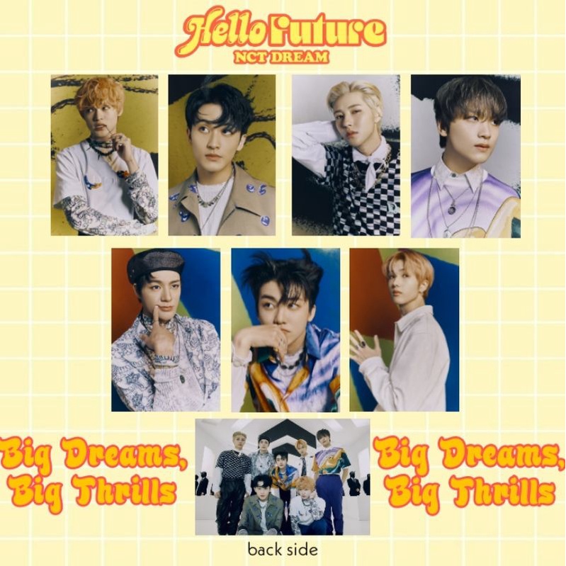 NCT Dream Hello Future Acrylic Clear Keychain Gantungan Kunci Akrilik (BACA DESKRIPSI)