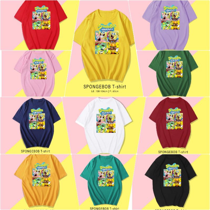 T-SHIRT / TUMBLR KAOS SPONGBOB OVERSIZE PREMIUM