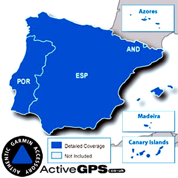 Update Peta (Map) Garmin City Navigator Spain & Portugal NT.2018