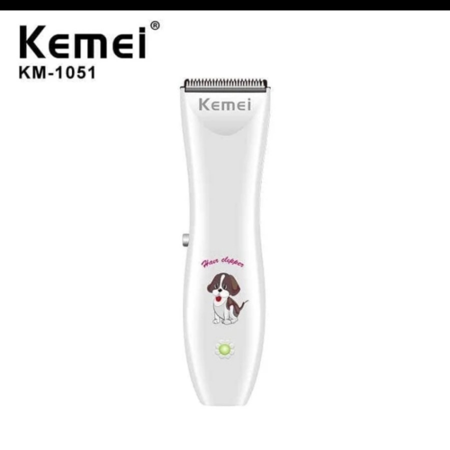 Alat Cukur Bulu Anjing Kucing Hewan Kemei Pet Shaver Trimmer KM 1051