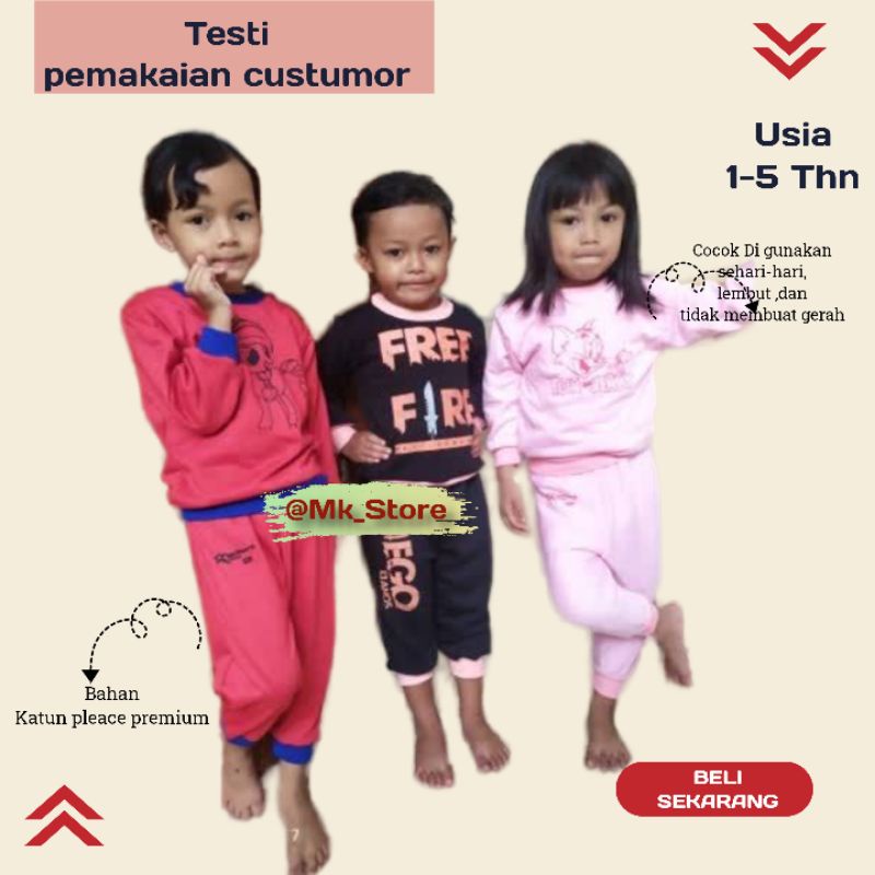 SETELAN JOGER ANAK 1-6 TAHUN / SETCEL JOGER ANAK / SETELAN SWEATER