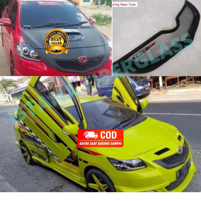 Grill Vios Gen 2 Grill Vios Gen 2 custom 2007-2009 Model Jaring Sporty