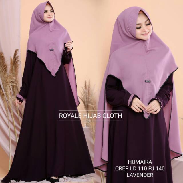 Humaira Gamis Muslimah Syari set