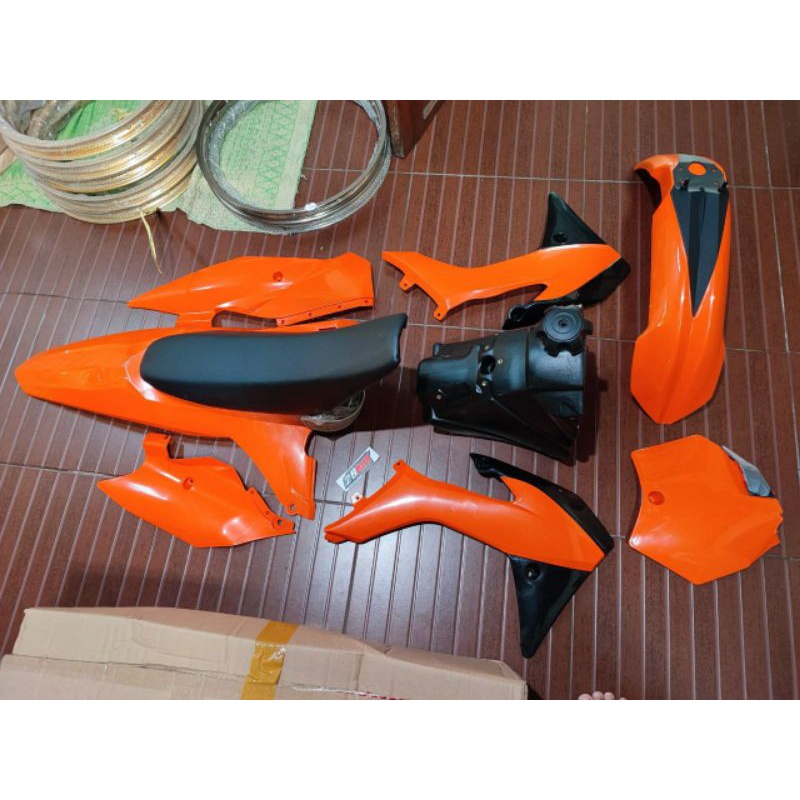 PROMO READY STOK SIAP KIRIM COVER COVERSET COVER SET COVER BODY SET TRAIL CROSS KTM85 KTM 85 2016 FU