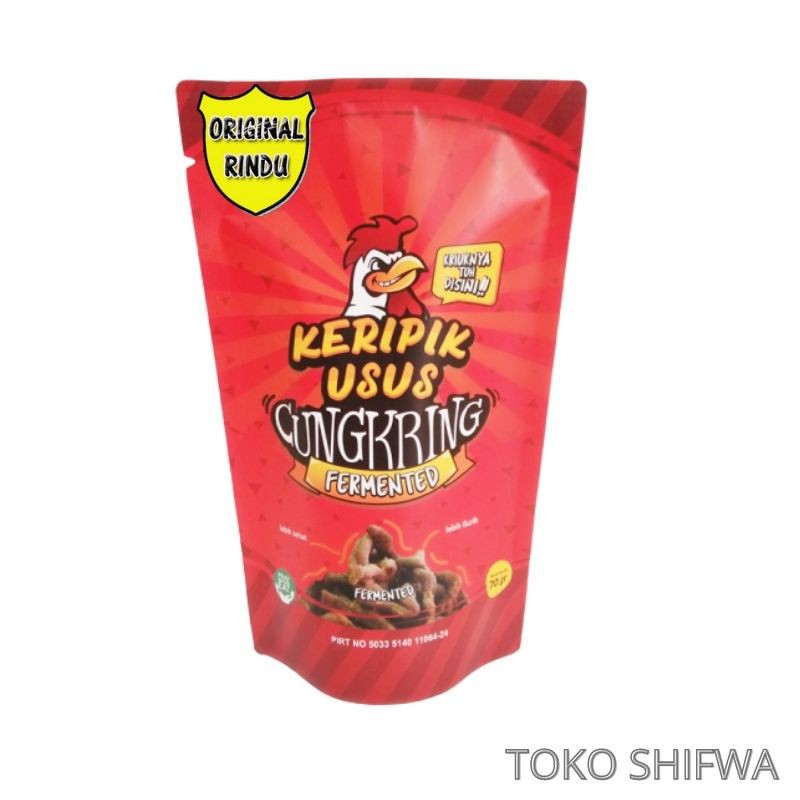 

Keripik Usus Cemilan kripik usus Renyah Gurih Rendah Minyak