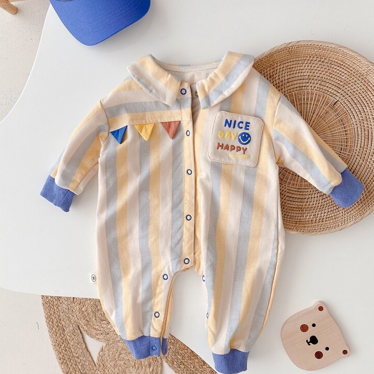 Jumper Bayi Laki Laki NICE Pakaian Bayi Baju Jumper Panjang bahan Katun Import